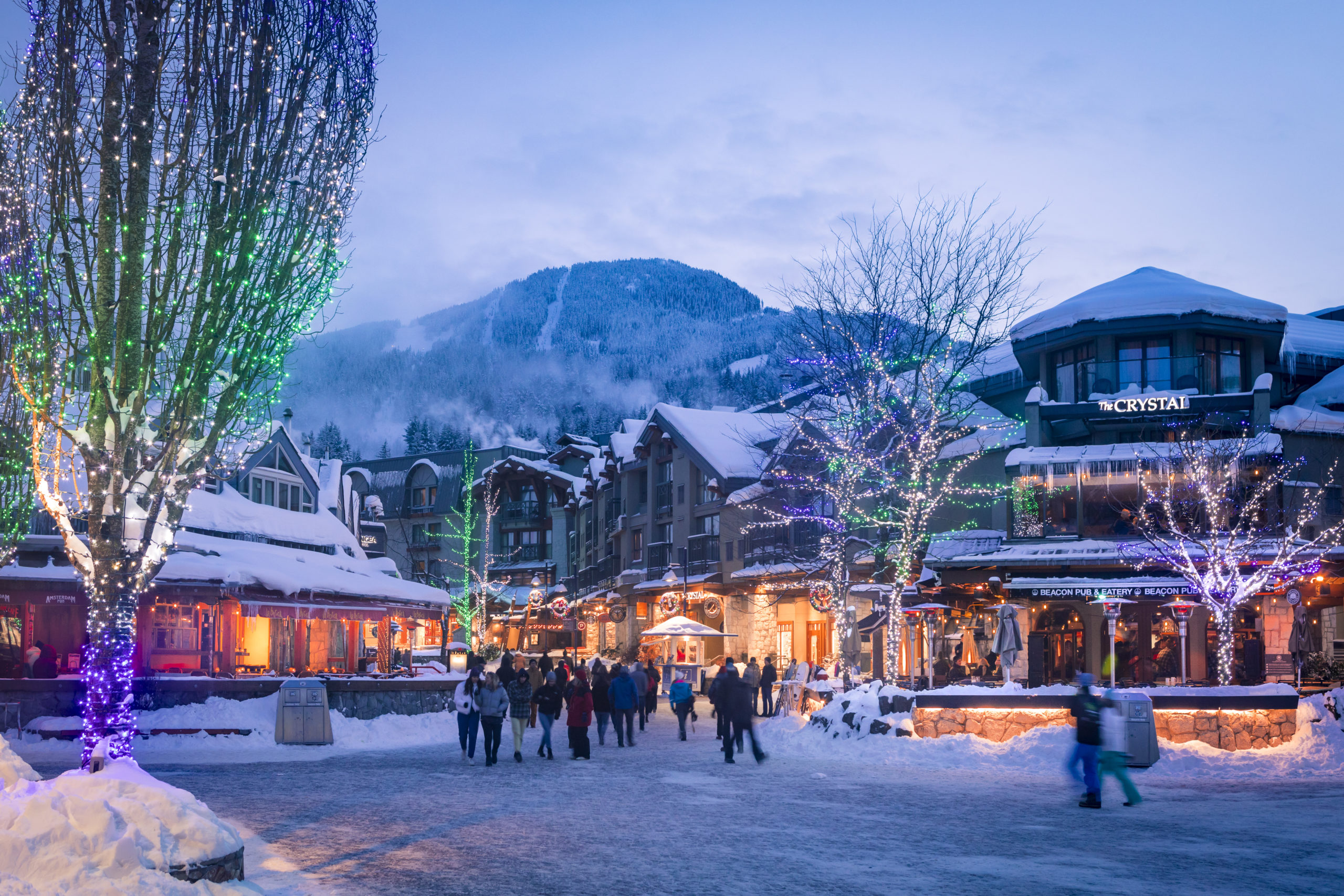 Christmas Time in Whistler Crystal Lodge